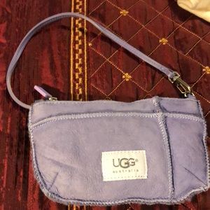 MOVING SALE NO HAGGLING WOMEN AUTHENTIC UGG AUSTRALIA LILAC SMALL WALLET WRISTLE